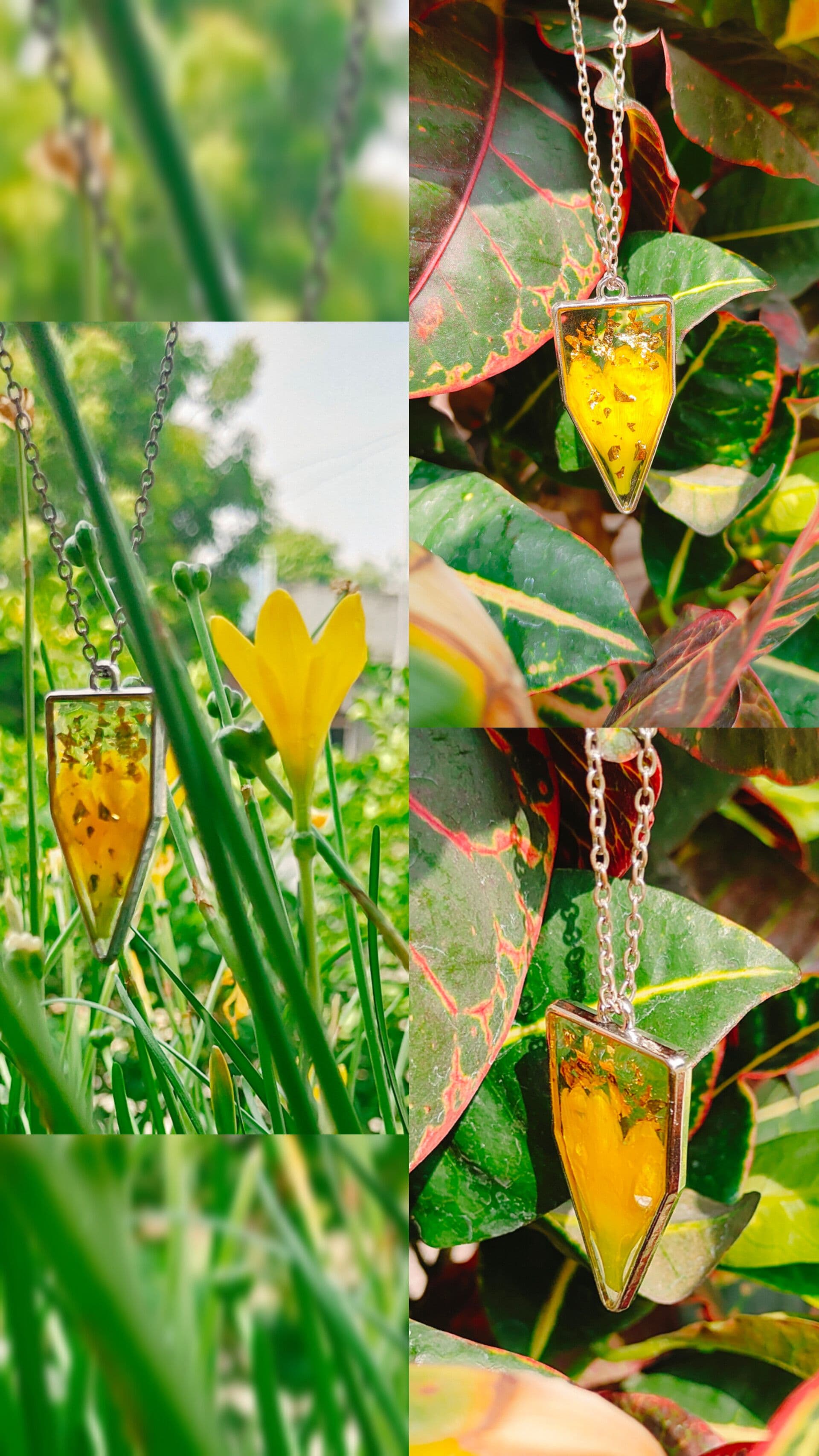 Flower Preserved Pendant