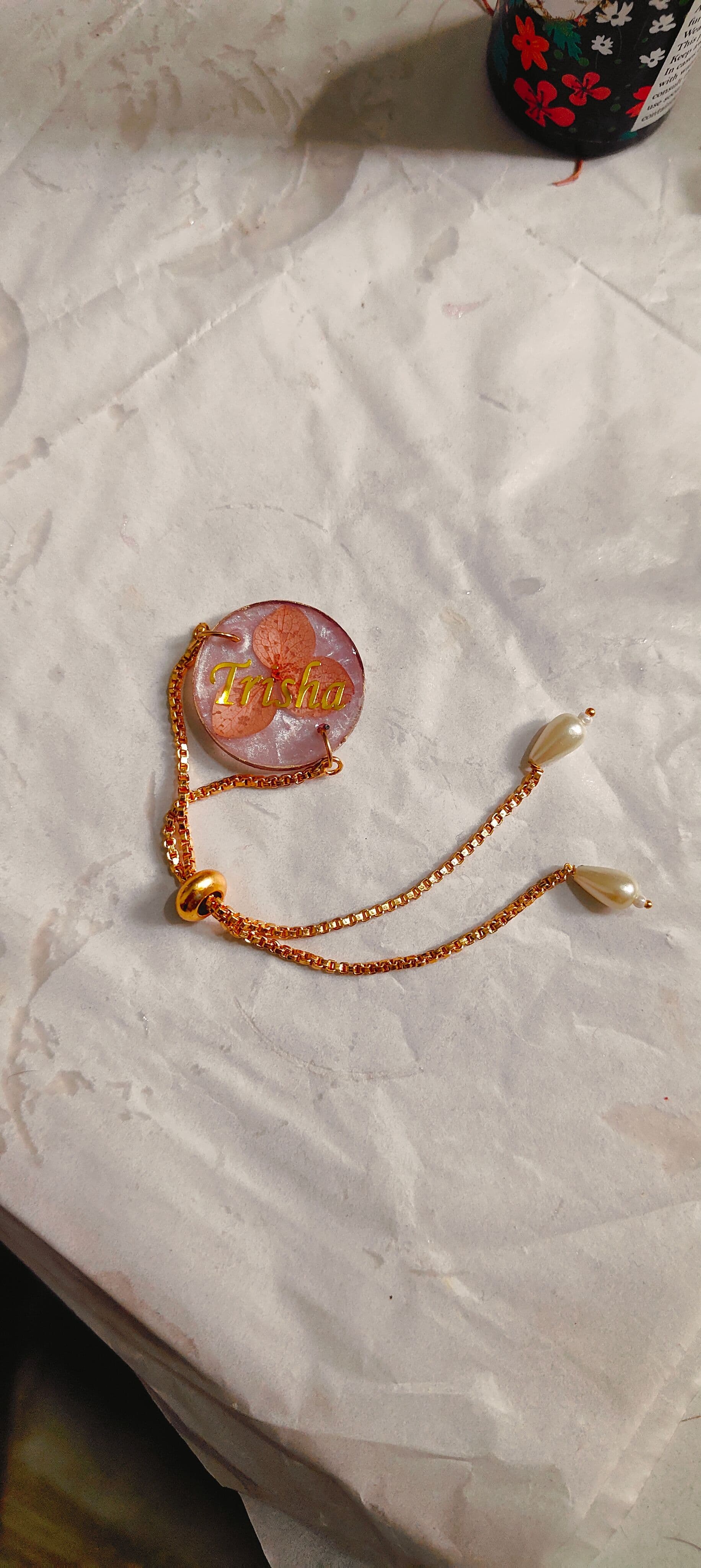 Personalized Resin Name Bracelet